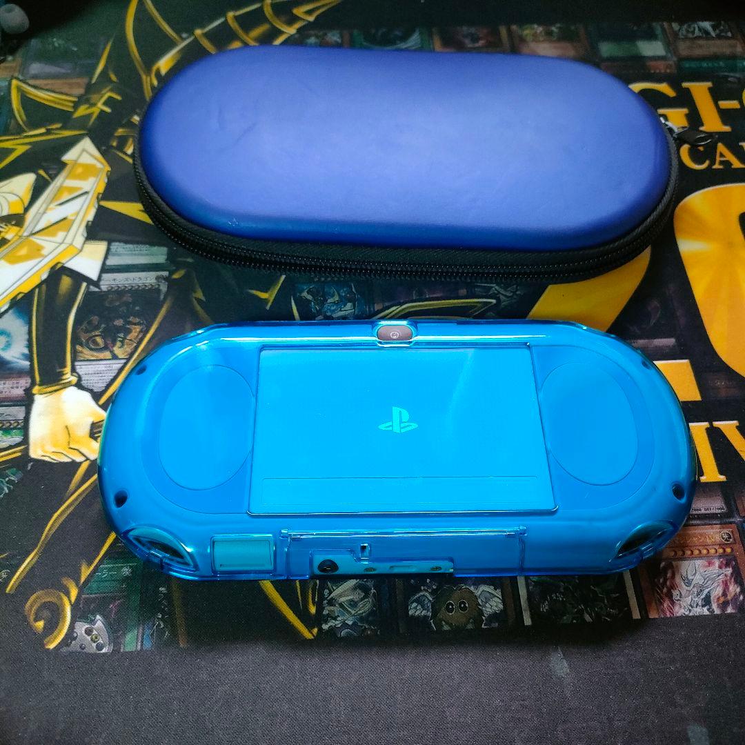 VITA ブルー 本体 ケース付き - メルカリ