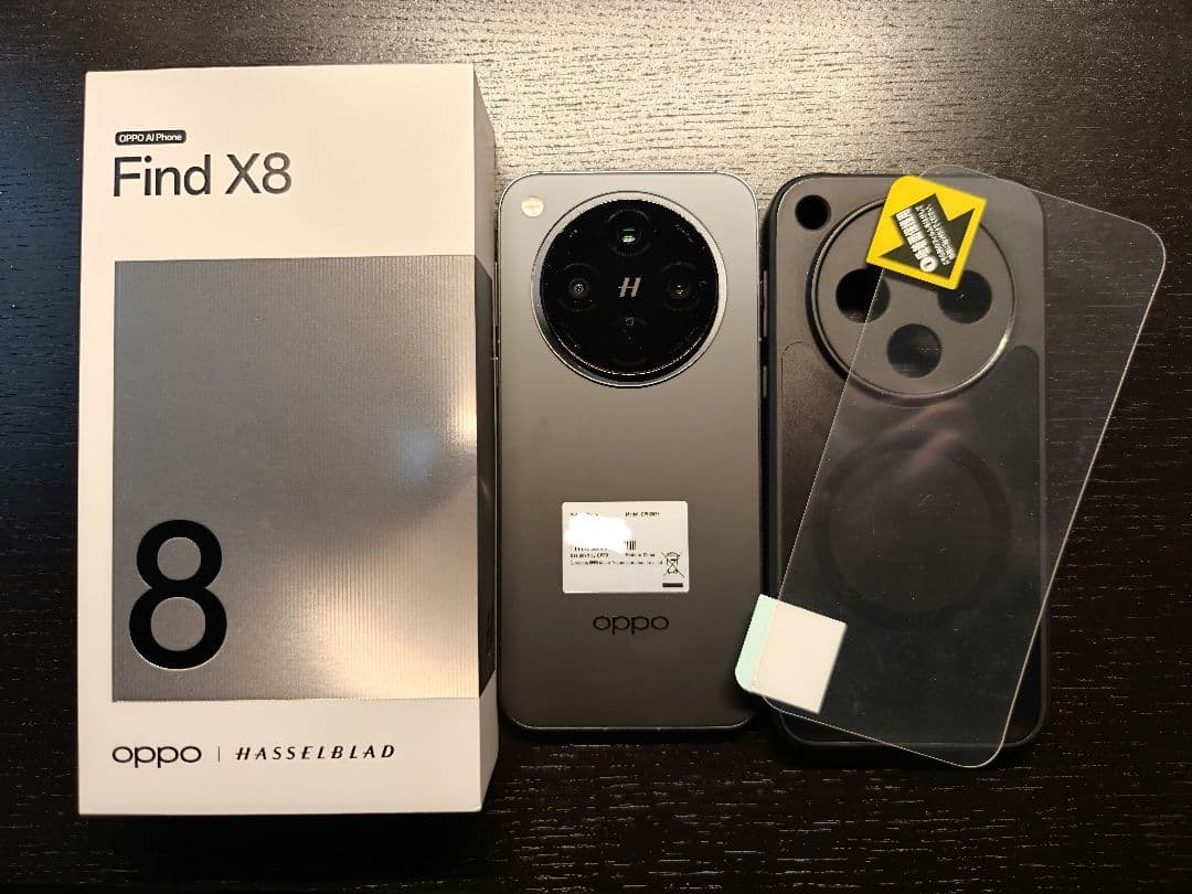 美品 国内版 OPPO Find X8 スペースブラック おまけ付き SIMフリー) オッポ Oppo Find X8 5G PKB110 デュアルSIM 512GB