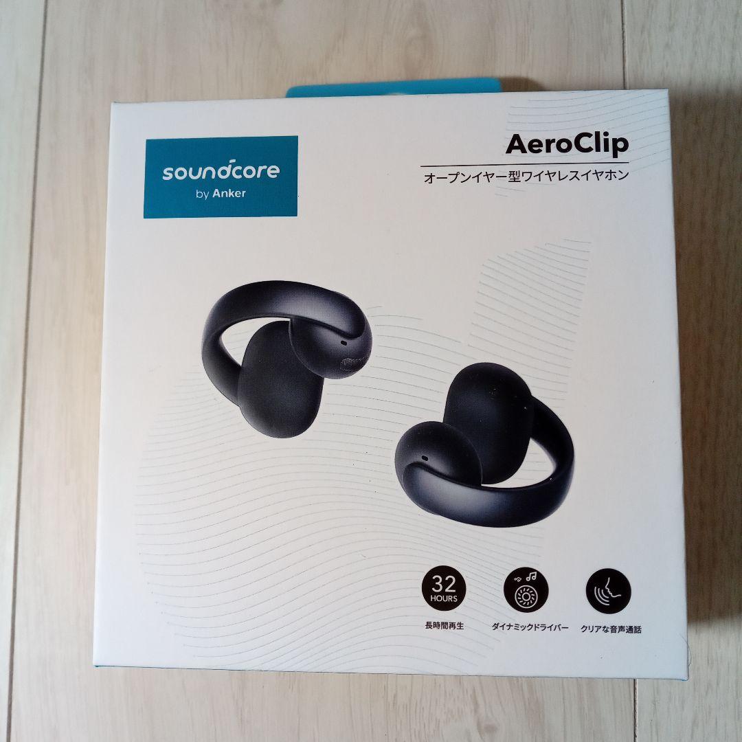 【新品未開封・黒】Anker Soundcore AeroClip Soundcore AeroClip True-Wireless Clip-On Earbuds | Abt