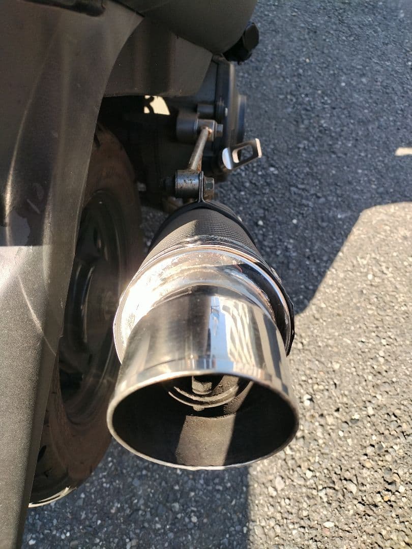 アドレスV125/G用 DCR GPスタイル カーボンマフラー - メルカリ