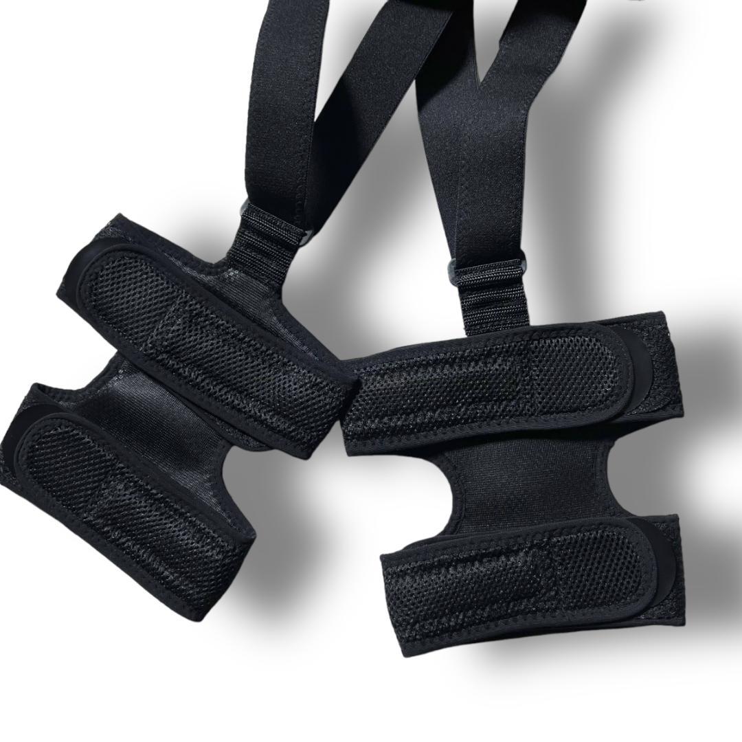 L かいりき君 アシストスーツ 筋肉負担軽減 家事育児にも◎ 着脱も楽チン 黒