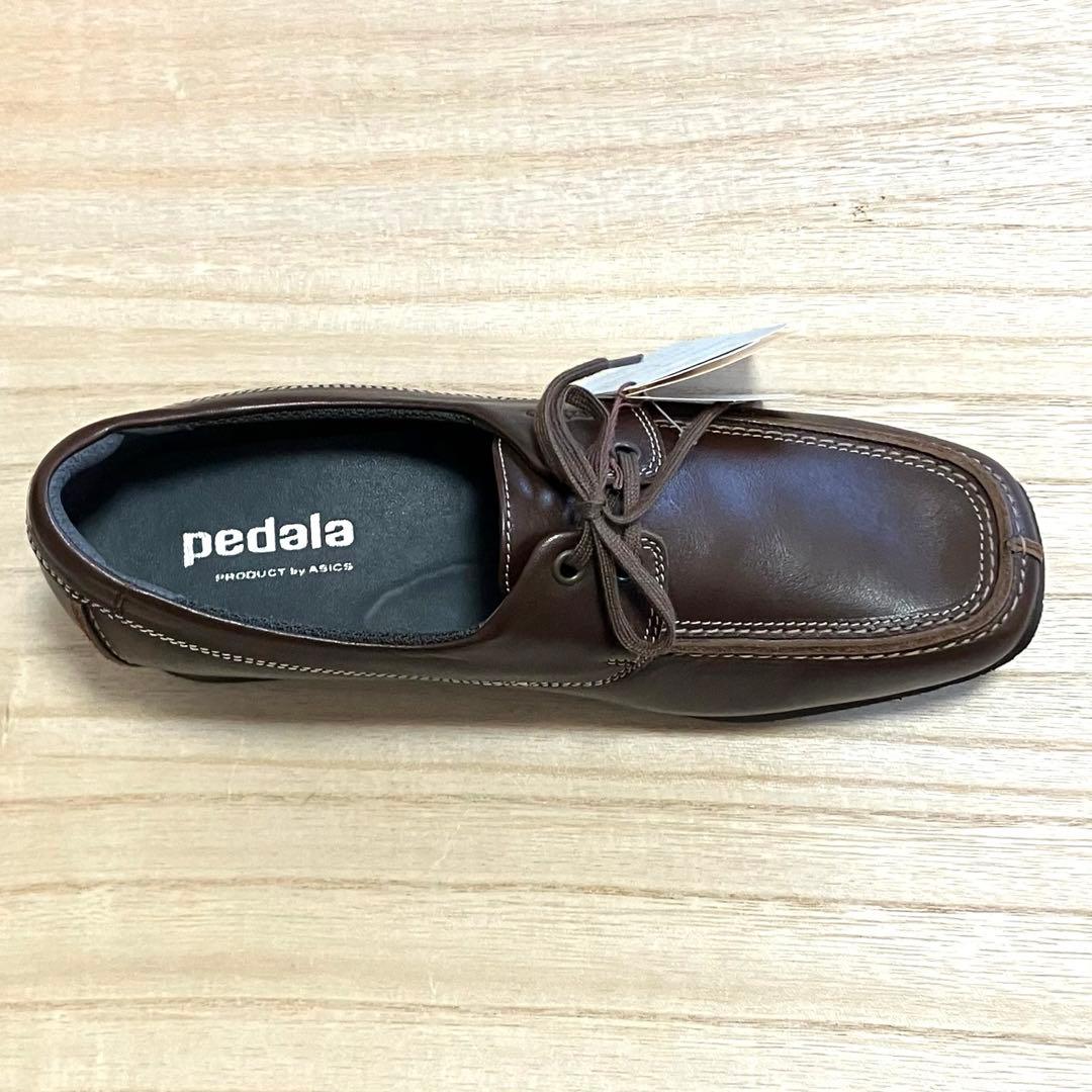 未使用品 タグ付き pedala ペダラ ブラウン 23.5cm