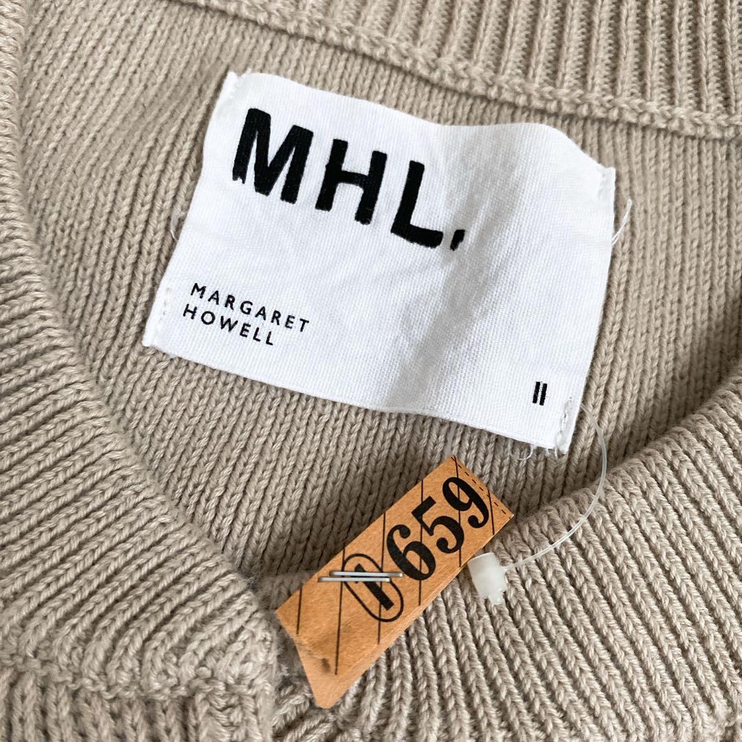 美品✨MHL.マーガレットハウエルROUGH COTTONカーディガン ベージュ