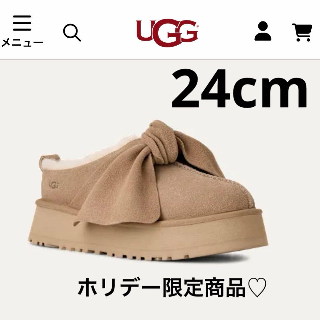 UGG♡ プラットフォーム スリッポン ボウ - メルカリ