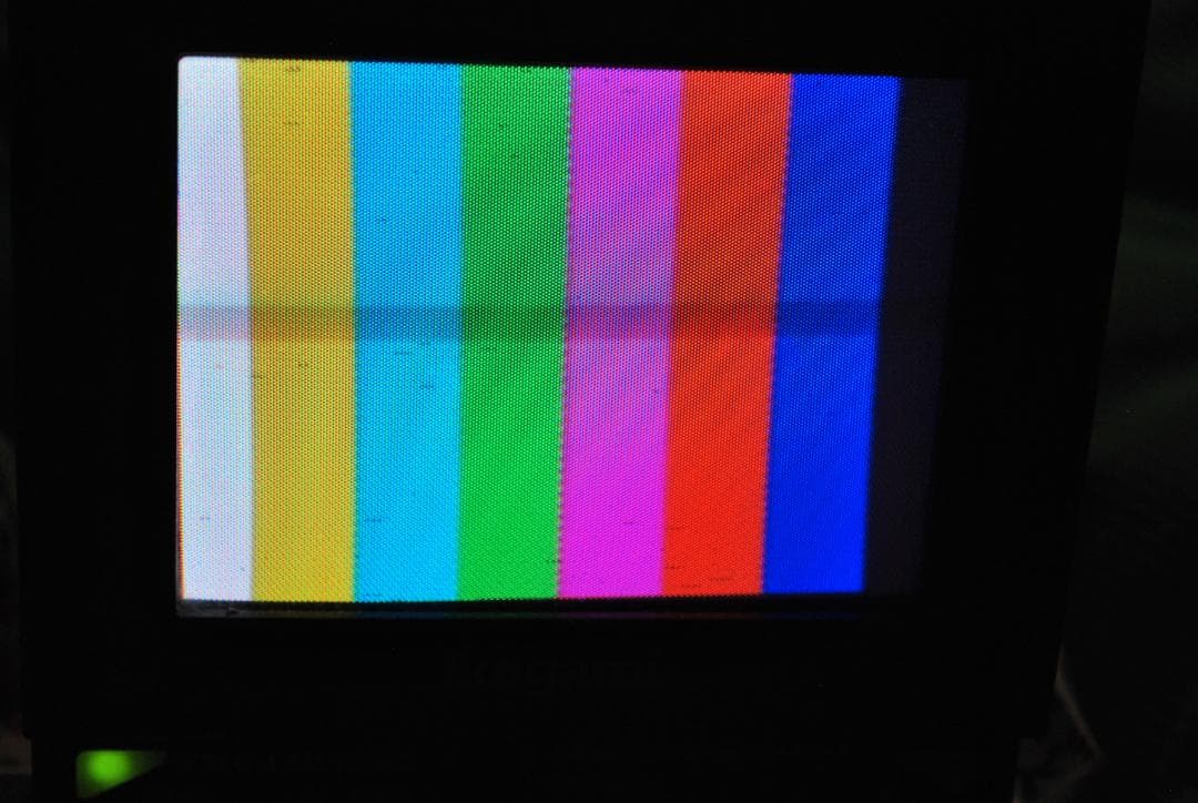 Ikegami6インチカラーモニターTM6-1AV中古動作品の出品です。 - メルカリ