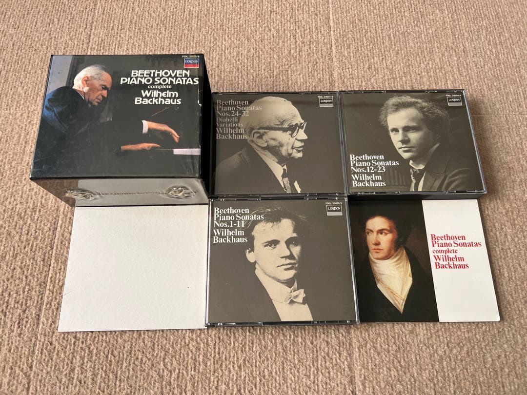 ヴィルヘルム・バックハウス 10枚組CD ベートーヴェン ピアノ・ソナタ全集 ヴィルヘルム・バックハウス / ベートーヴェン: ピアノ・ソナタ第9・10