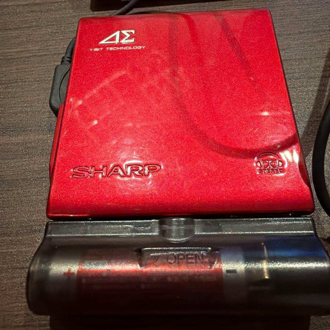 SHARP MDプレーヤー MD-DS70 ジャンク品 超激レア！SHARP 1BIT