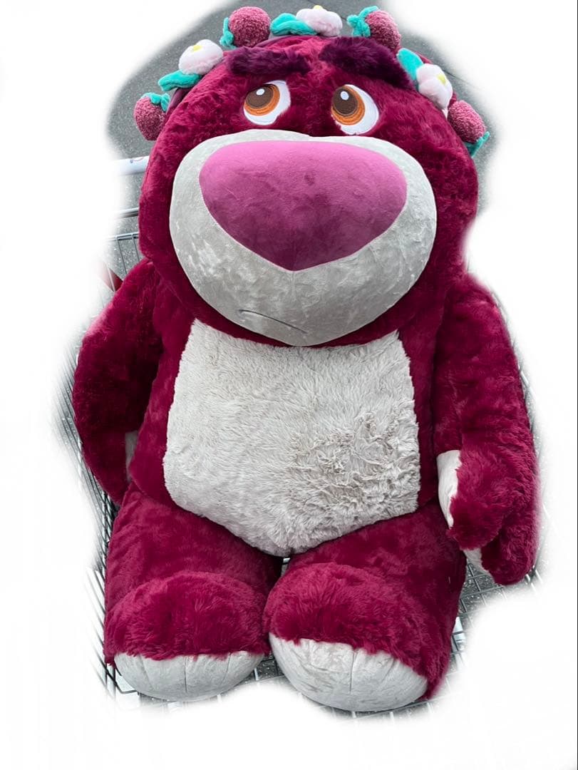 ロッツォコストコ再販BIGぬいぐるみいちごの香り付特大80cm