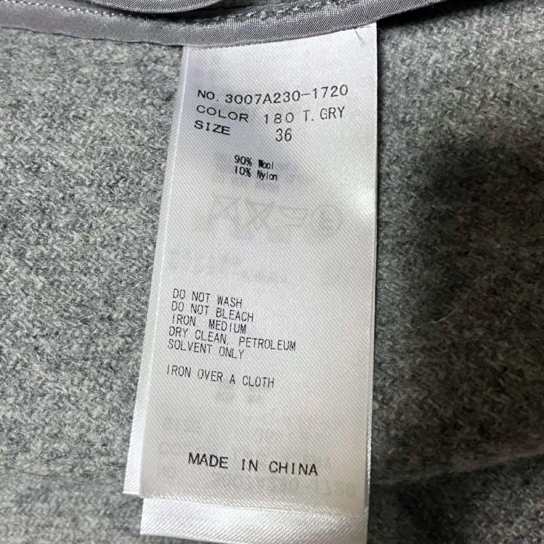 美品】エンフォルド ケープポンチョ風 ワイドシャギー ウール コート