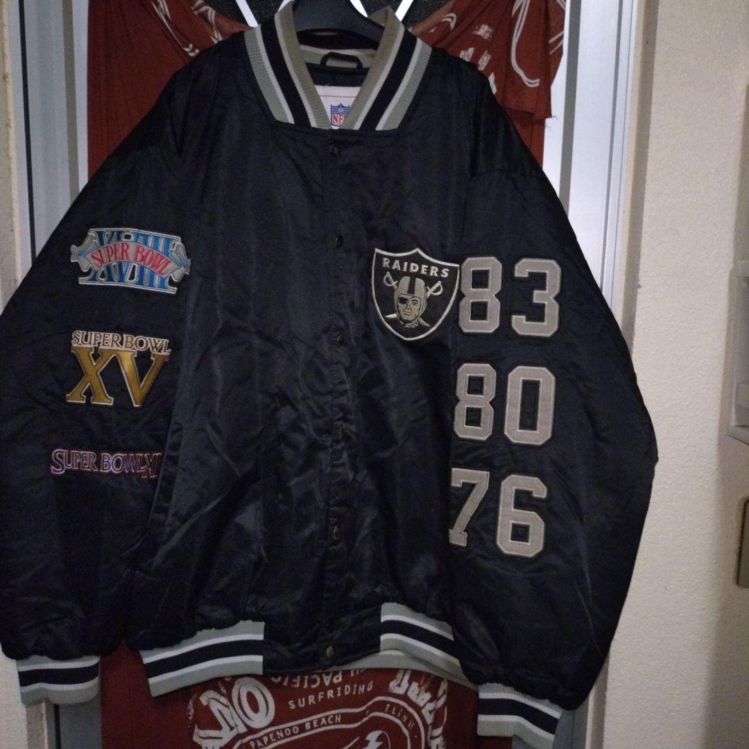 ＮＦＬ レイダース　スタジャン　　ビッグサイズ 楽天市場】スタジャン スタジアムジャンパー アウター 撥水