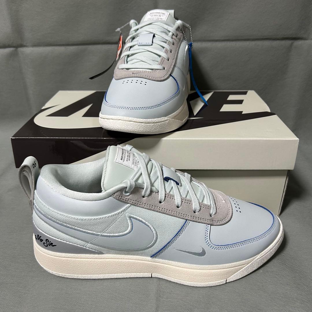 NIKE ナイキ ブック1 モス ポイント ホワイト グレー ブルー 白 青