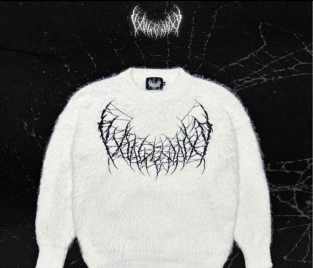 トップス YXNGBRATZ Logo Knit (White) YB Logo Knit (Black) | YXNGBRATZ OFFICIAL ONLIN