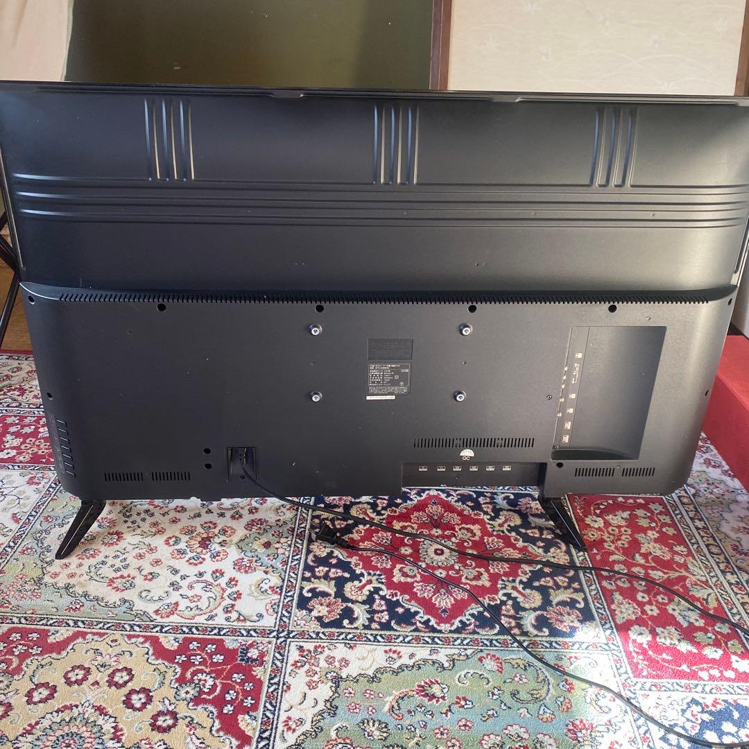 ゆ*き様 液晶テレビ　43V型　43インチ　4K リモコン付　イタズラ入札は通報