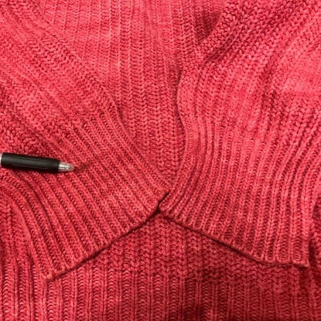 バ*ん様 90’s USA製 L.L.Bean ラグランコットンニット　古着