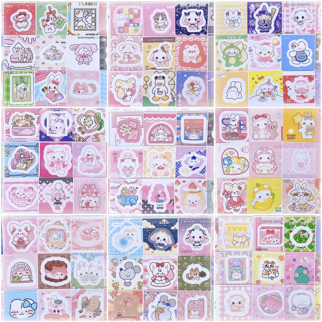 韓国 韓国作家 ドムソン ステッカー メモ セット まとめ売り - メルカリ