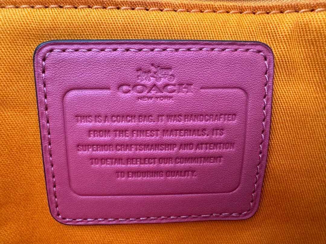 コーチ トートバッグ シグネチャー 未使用 保存袋付き A4収納可 - メルカリ