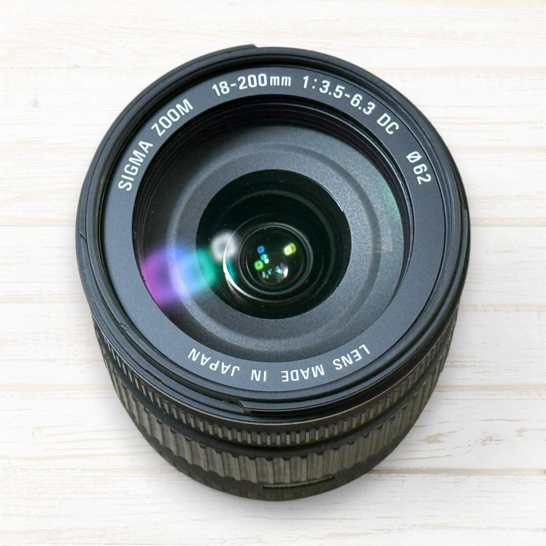 SIGMA ズームレンズ 18-200mm F3.5-6.3 DC Canon用