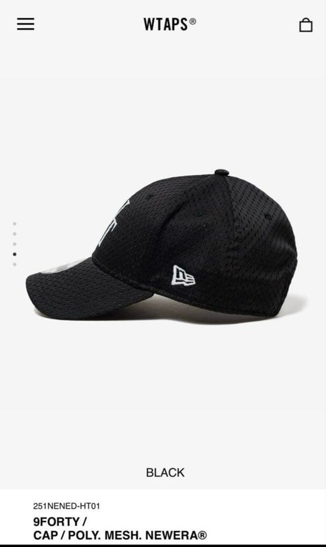 ダブルタップスwtaps 9Forty Cap Poly Mesh Newera - メルカリ