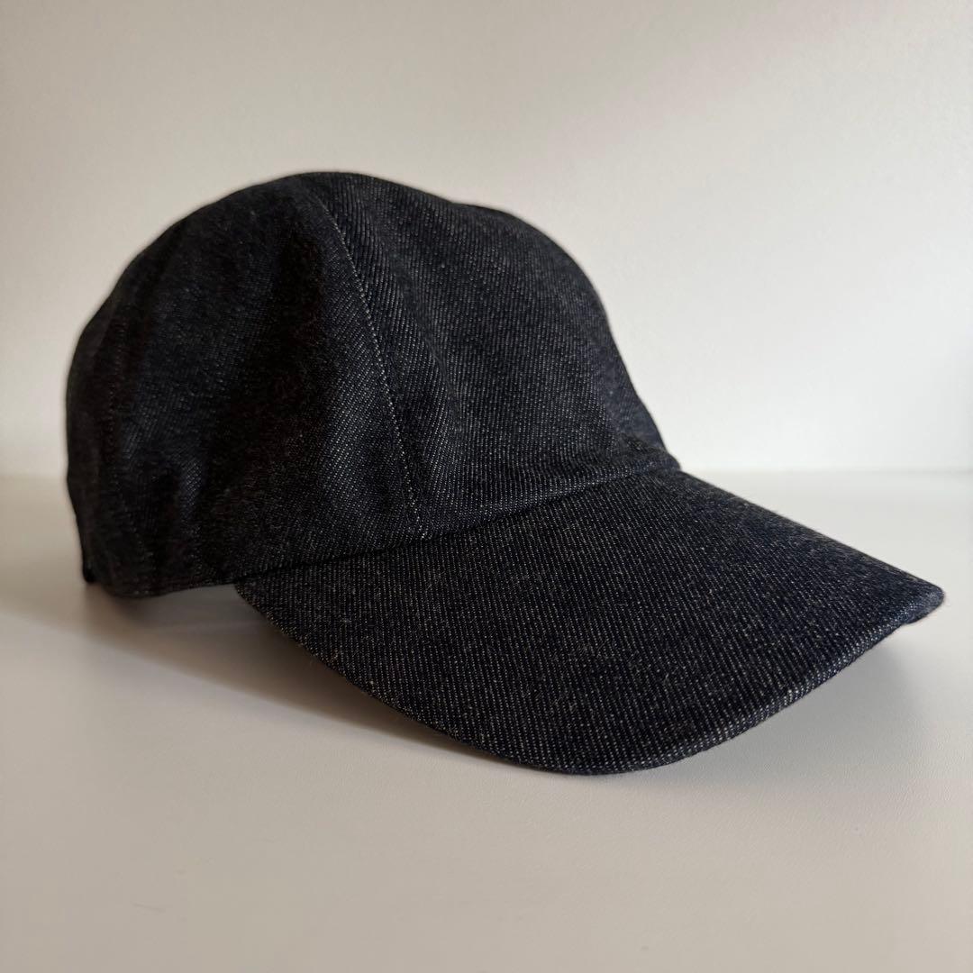 卸売りファッション - 美品 サイズ60 HERMES デニムキャップ 帽子