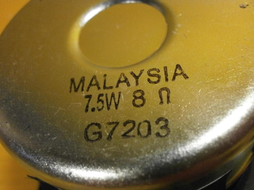 送料無料 ONKYO 8センチウーハー　 7.5WX2　8オーム