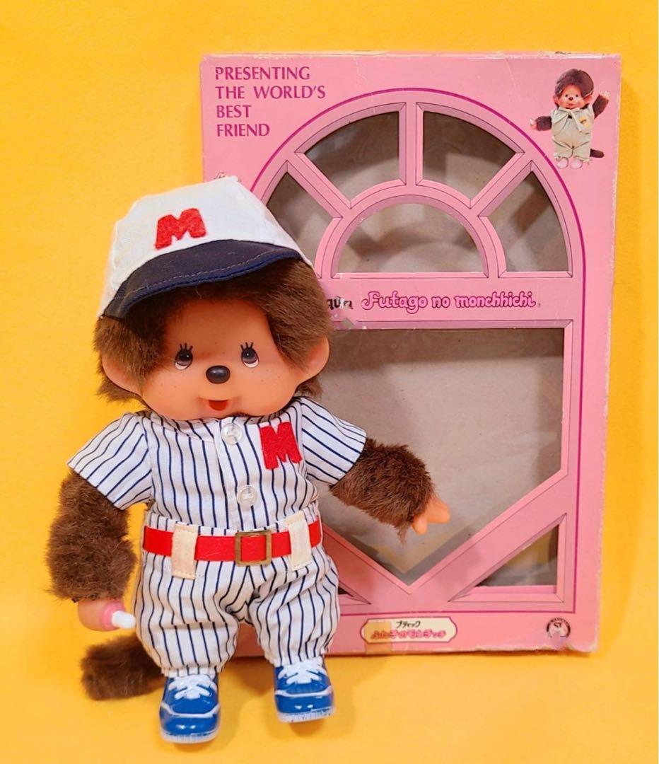 70年代モンチッチsekiguchIぬいぐるみ用高校野球ユニフォーム靴