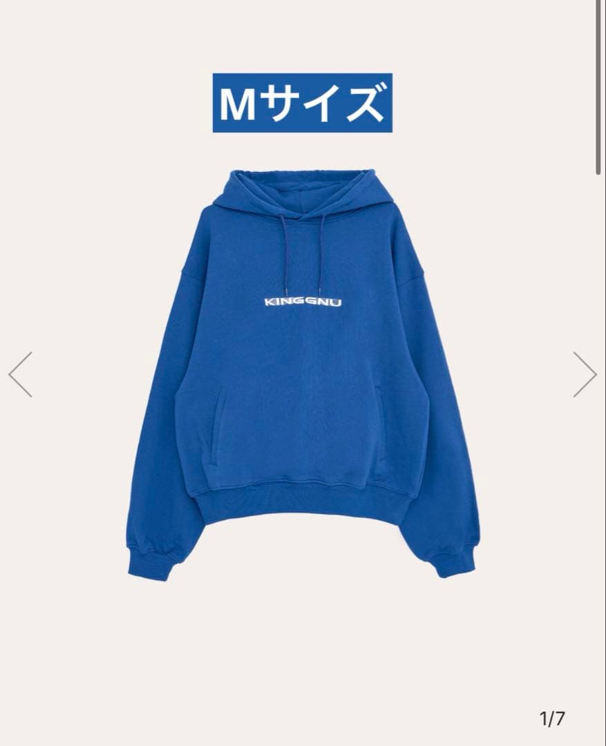 King Gnu フーディ KG IS DEAD HOODIE [ブルー] - メルカリ