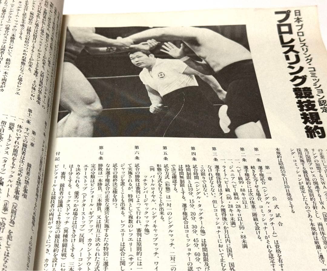 現代プロレステクニック 山本小鉄 監修 マンスリー・スポーツ 81年4月