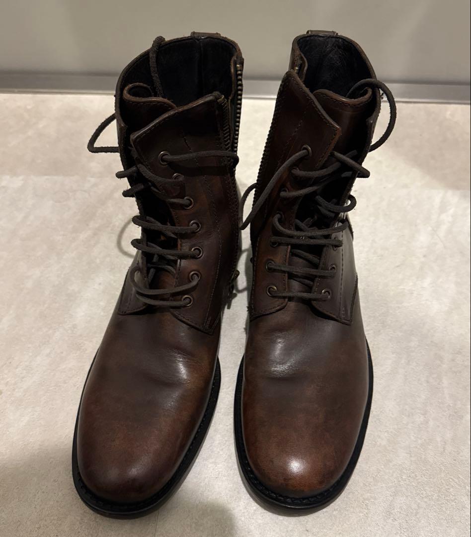 BUTTERO メンズレースアップブーツ B2904 カラー：ブラウン 楽天市場】BUTTERO ブッテロ 日本正規品 定番7ホール・レースアップ