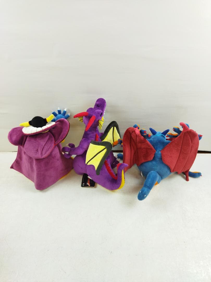 J634】ドラゴンクエスト ぬいぐるみ 魔王3体セット 竜王 シドー ゾーマ