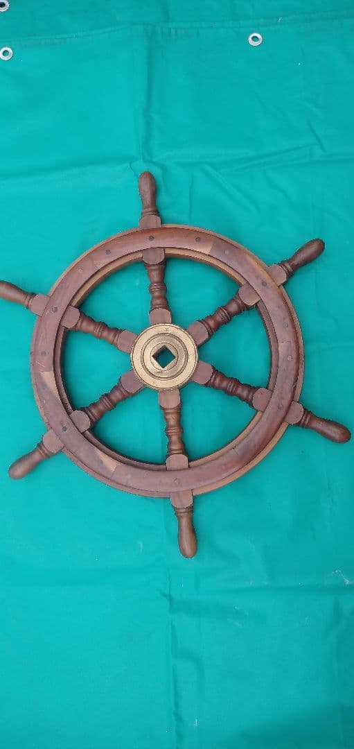 舵（操舵輪） 楽天市場】船舵 船の舵 舵輪 操舵輪 ハンドル インテリア マリン