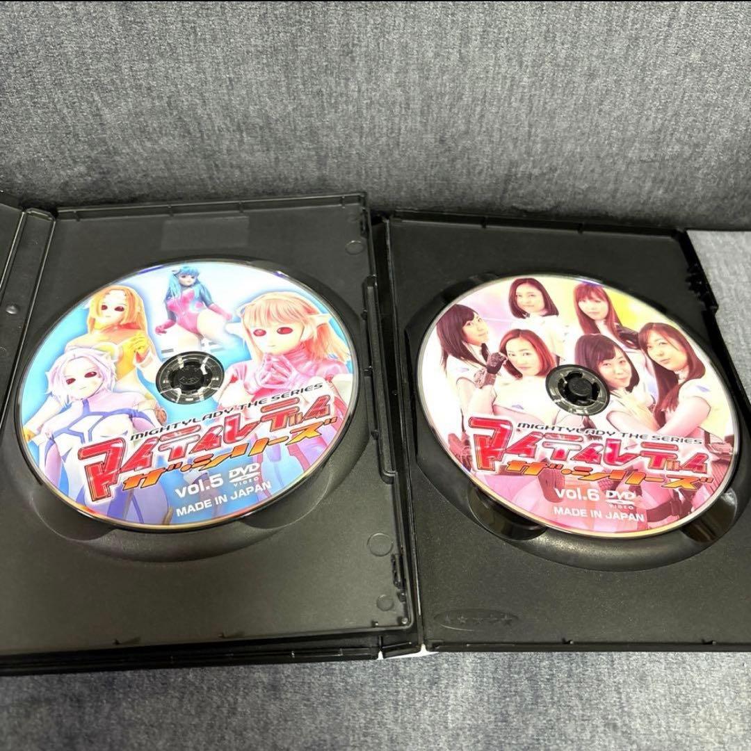 マイティレディ ザ・シリーズ 全6巻セット DVD 特撮 木嶋のりこ 優希