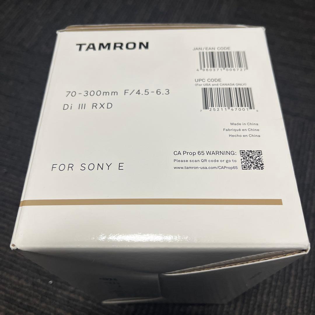 【美品TAMRON タムロン 70-300mm F/4.5-6.3 Di III