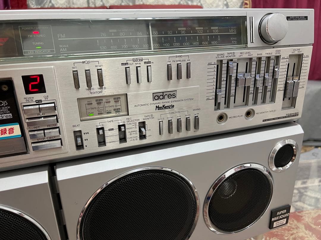 東芝 大型ラジカセ RT-S98 MacKenzie レトロ 動作中古品美品 - メルカリ