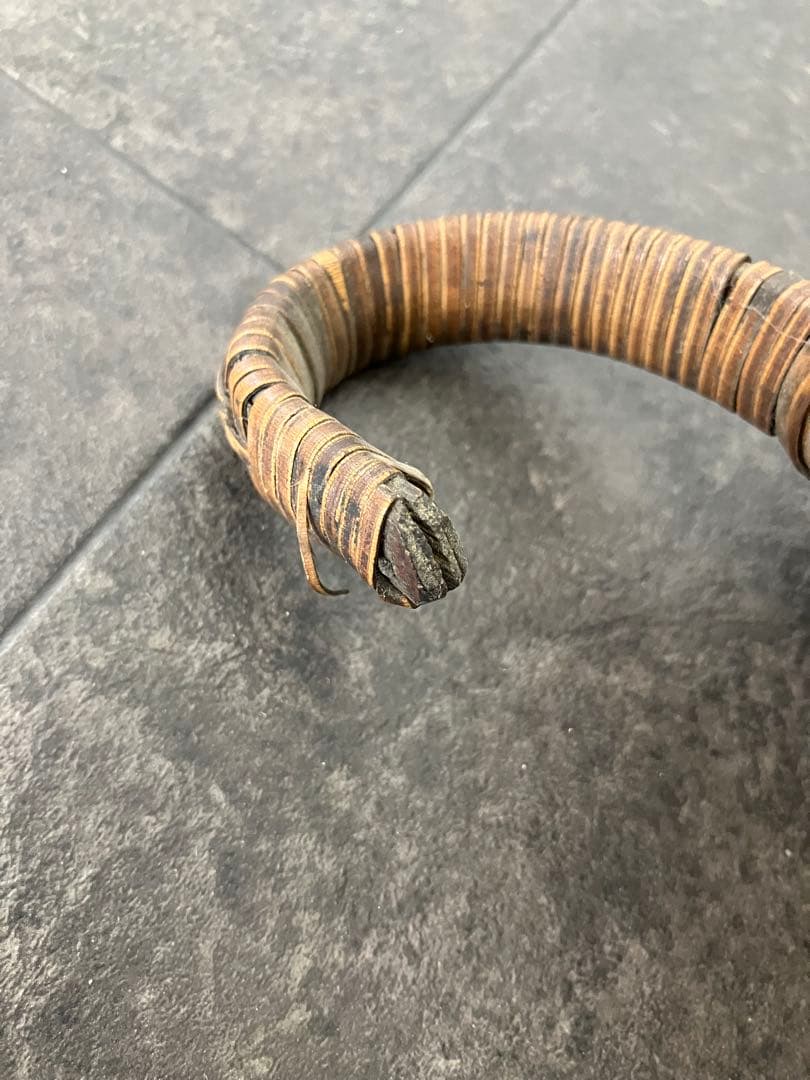 値下げ！古美術 生花 竹籠 花籠 唐物 花器 三足 古道具 籐の通販｜www