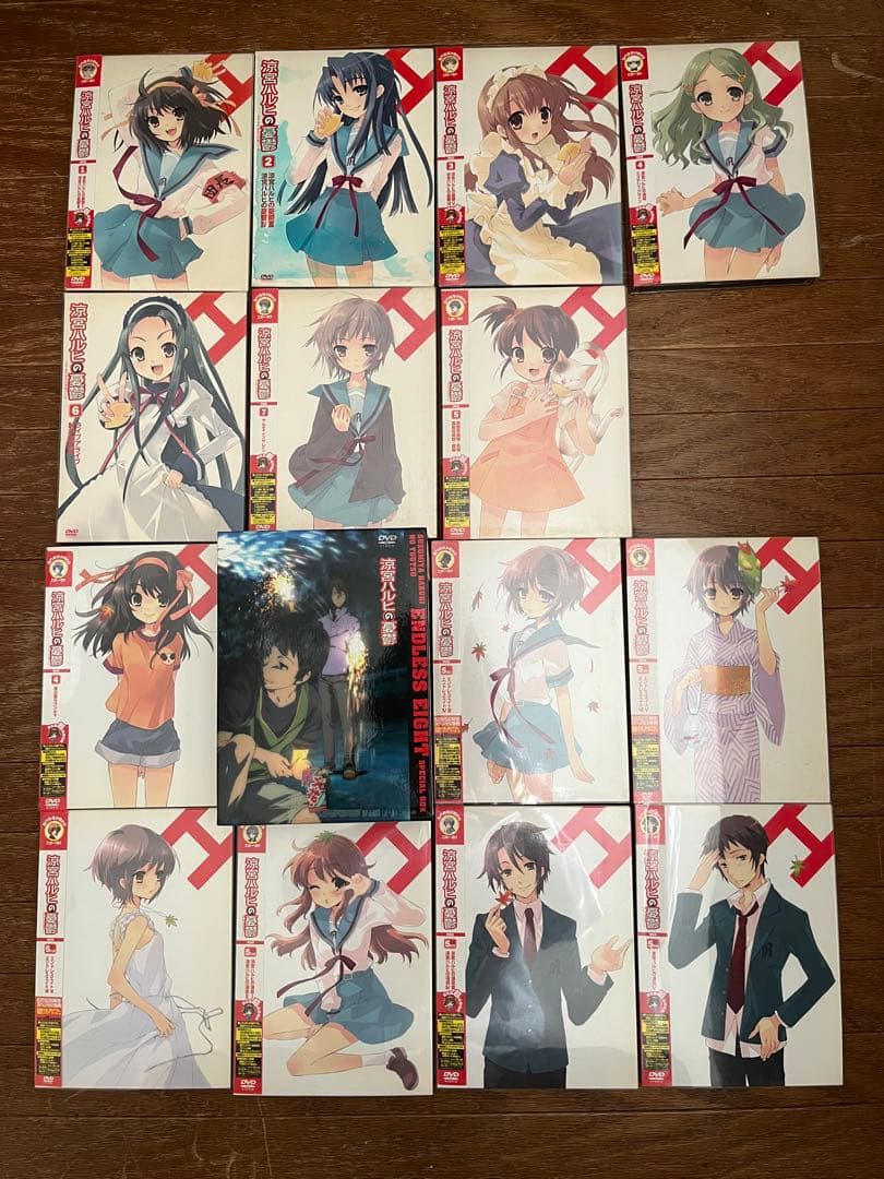 涼宮ハルヒの憂鬱 限定版DVD 全15巻セット 全巻購入特典付 - メルカリ