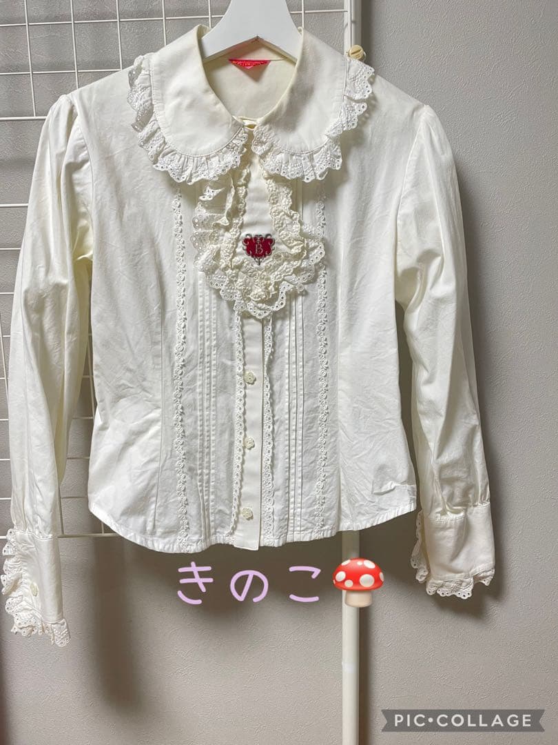 タイ付き白ブラウス♡BABY, THE STARS SHINE BRIGHT Eléonoreブラウス – BABY, THE STARS SHINE BRIGHT