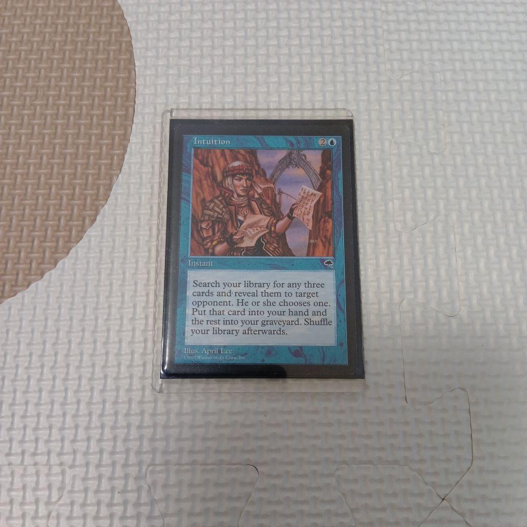 【再録禁止カード】直観 TMP版 英語版 画像で見る『テンペスト』の再録禁止カード一覧 - 紙束MTG