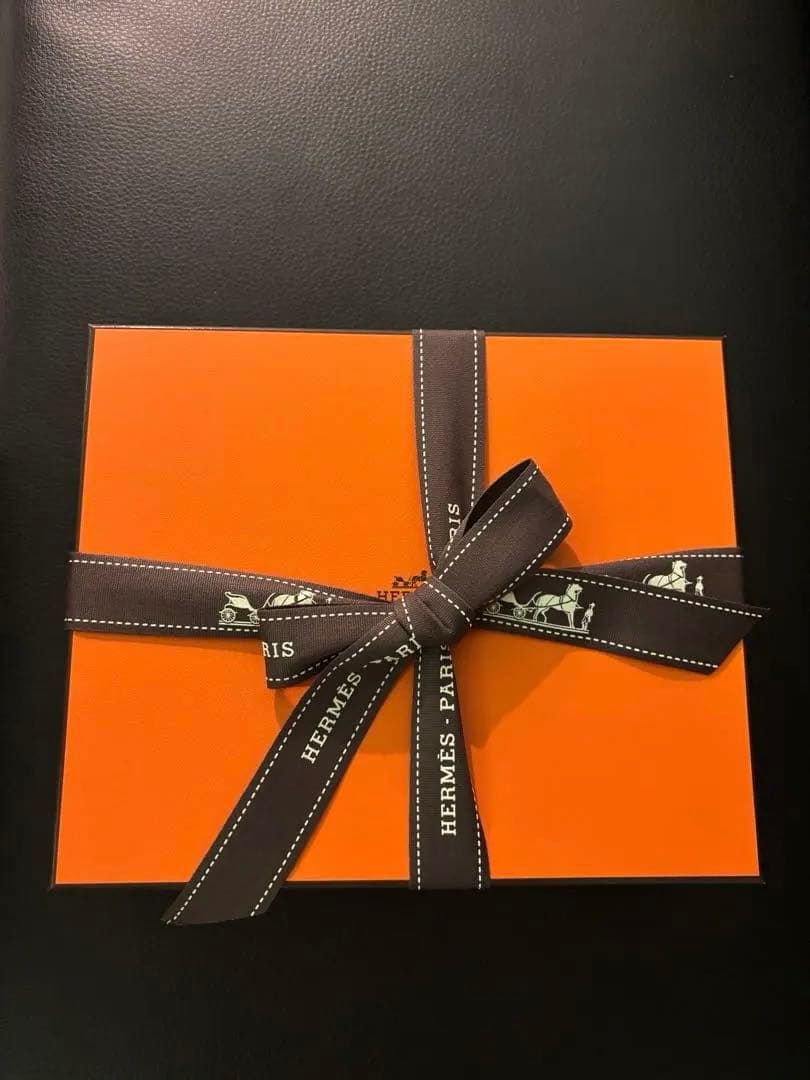 ミニエヴリンノワール黒× G金具ロングストラップ110cm HERMES - メルカリ