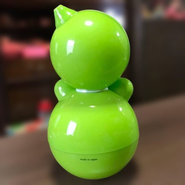 おきあがりこぼし 昭和レトロ 可愛い 国産 緑 - メルカリ