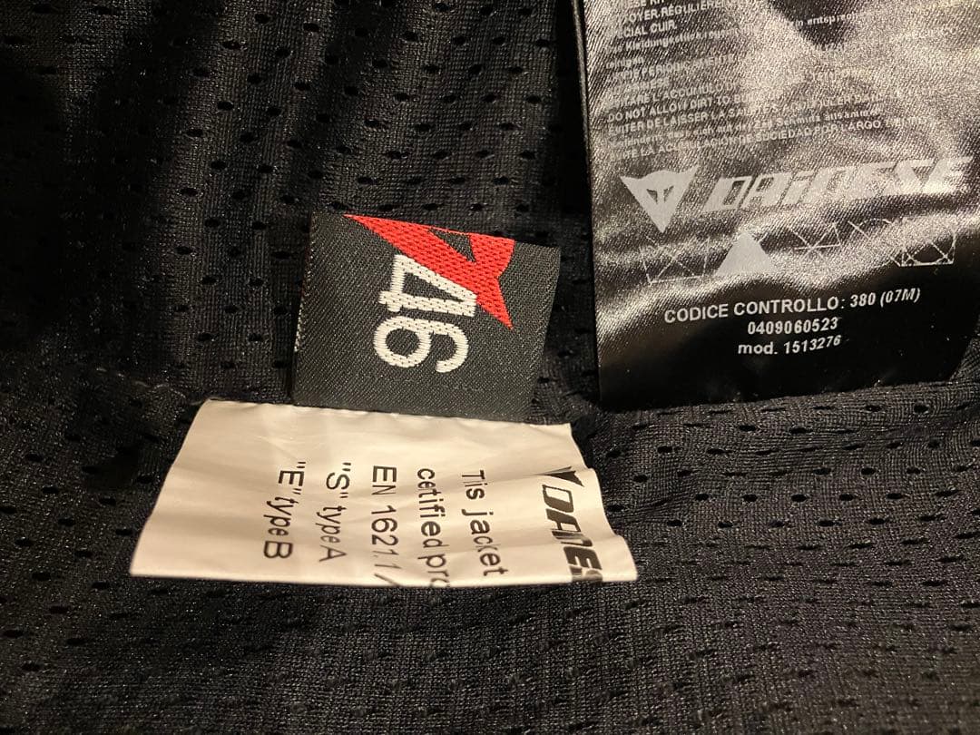 Dainese セパレート革ツナギ 黒 46 - メルカリ