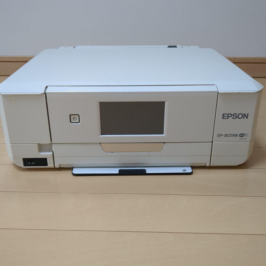 EPSON インクジェットプリンター EP-807AW　ジャンク品 ジャンク）EPSON EP-807AW インクジェットプリンター 本体 - メルカリ