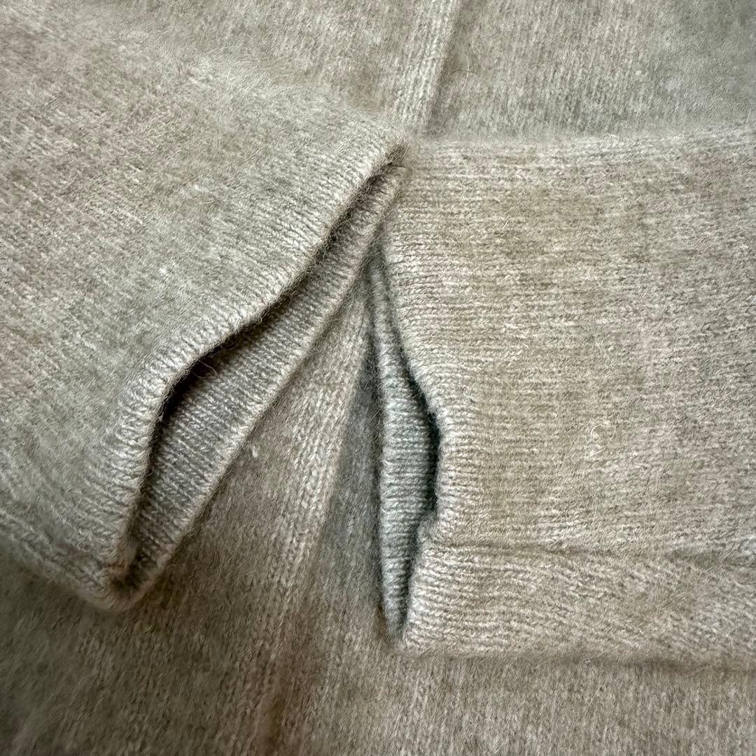 エレンディーク ラクーンミックスWカーディガン 紫 モカ - メルカリ