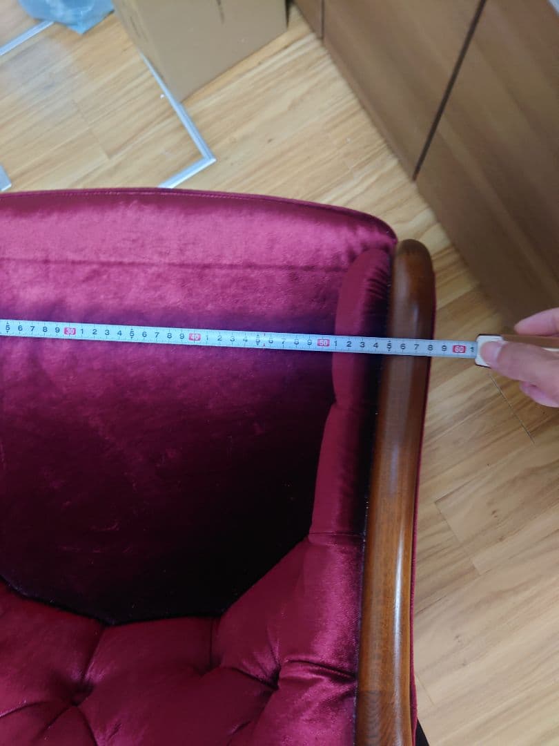 ☆激レア☆高級家具 カリモク ロココ調 クラシック チェスター 回転式