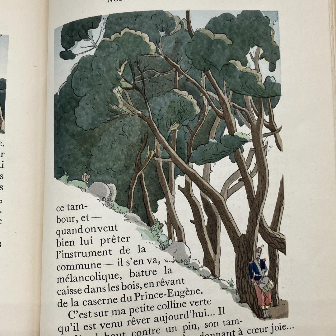 美革装丁 挿絵本 A.E.マルティ 風車小屋便り 1947年 フランス語 限定