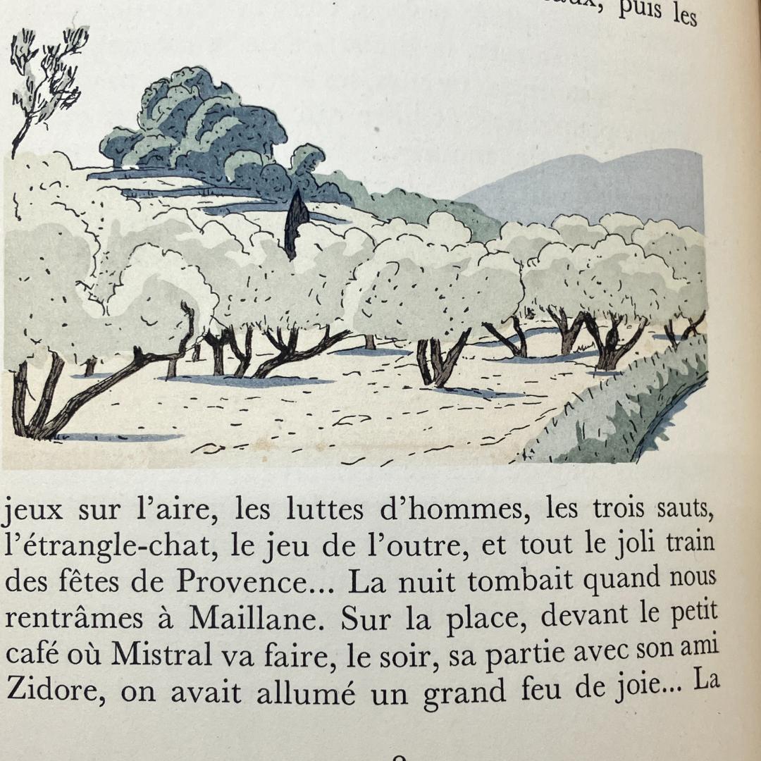 美革装丁 挿絵本 A.E.マルティ 風車小屋便り 1947年 フランス語 限定