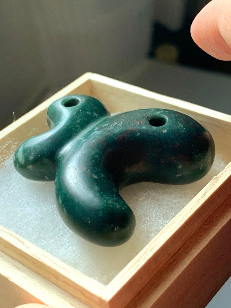 古墳期 出土 出雲石勾玉 碧玉 縄文時代 弥生 石器 土器 翡翠勾玉 根付