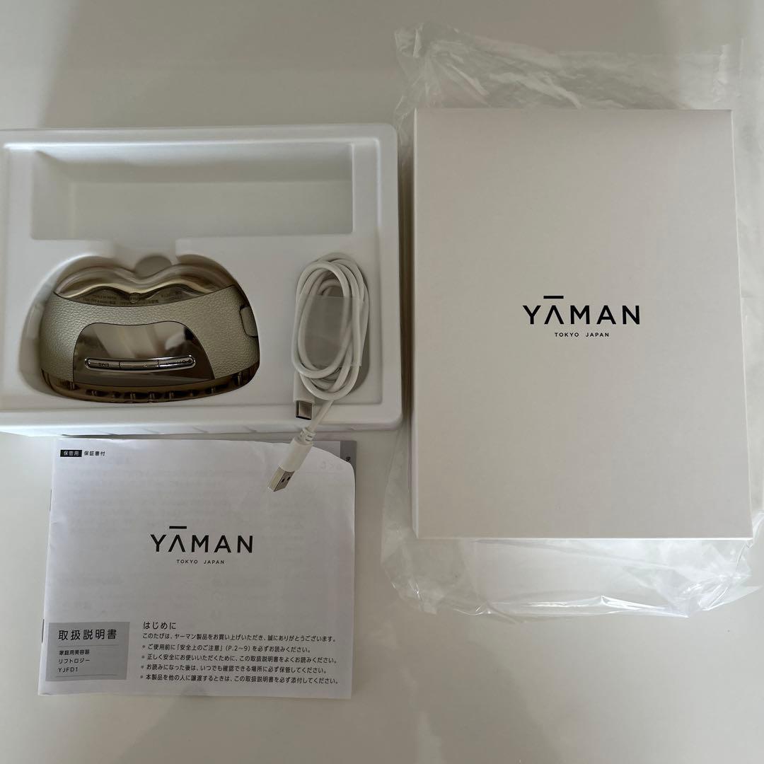 YAMAN リフトロジー 美容器 保証書付き YA‐MAN（ヤーマン） YA-MAN 美顔器 リフトロジー YJFD1N ゴールド