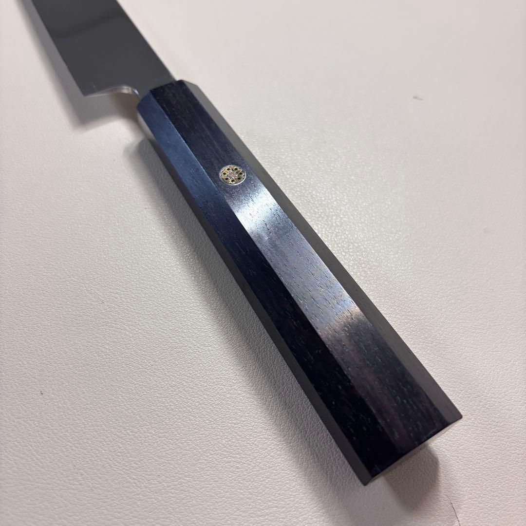 270mm 柳刃包丁 鏡面 黒檀八角柄 刺身包丁 「全鋼」 'ᐁ 270mm柳刃
