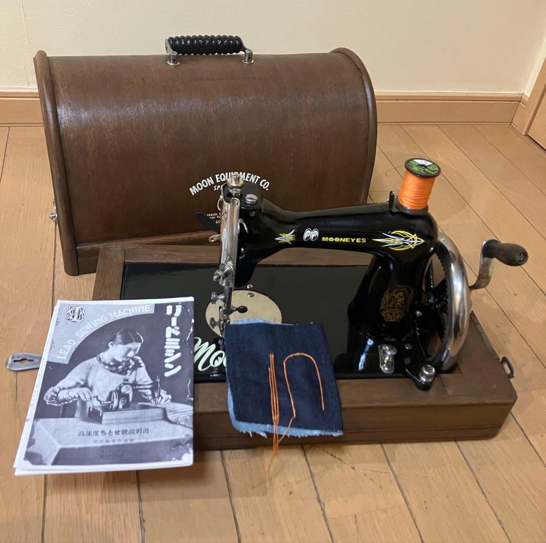 LEADチェーンステッチ・ミシン☆整備・調整機☆実働単環ミシン☆昭和
