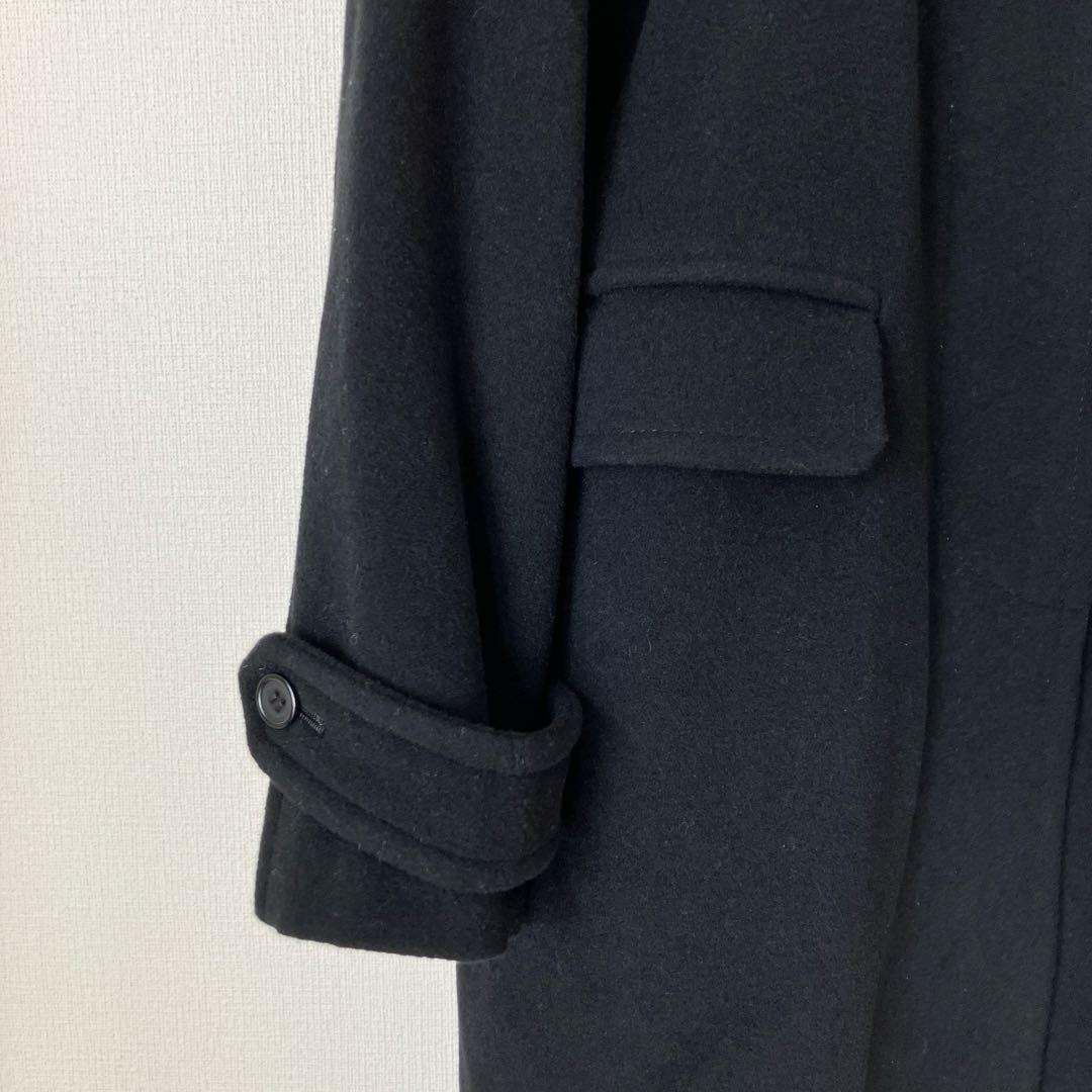 PS Paul Smith woman アンゴラ ウール ロングコート 40 黒 ポール